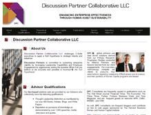 Tablet Screenshot of discussionpartners.com